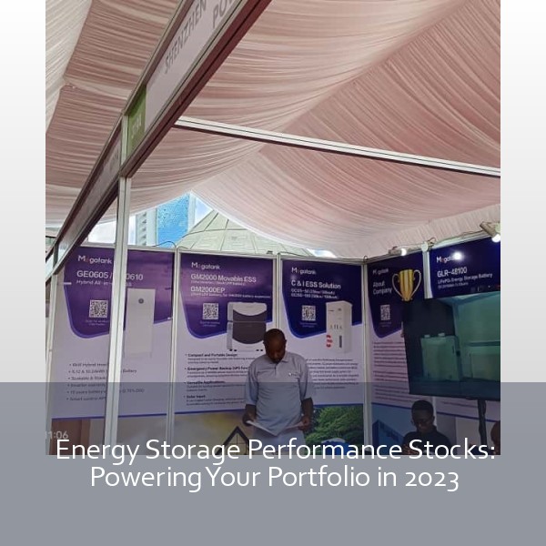 Energy Storage Performance Stocks: Powering Your Portfolio in 2023